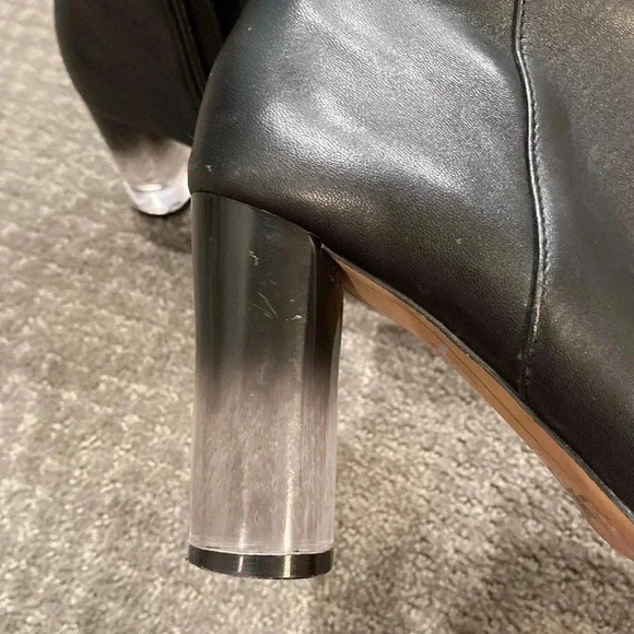 INC 37 International Concepts Black Heeled Ankle Boot Booties - Picture 2 of 8